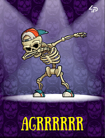 Блокнот TM 4Profi "Skeleton" dance, A5																			 - 1 - smarttoys.com.ua