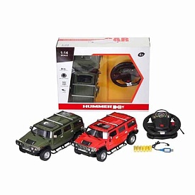 Джип 2026A радіокер., Hummer H2, 1:14, акум., гум. колеса,USB,2 кольори,світло,кор.,48,5-39,5-18 см. - 1 - smarttoys.com.ua