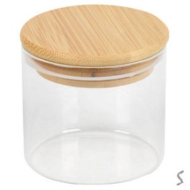 Банка з бамбуковою кришкою 175мл 6.5*6см., R10902-6 - 1 - smarttoys.com.ua