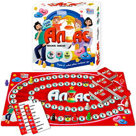 Настільна гра “Аліас” 67997 (12/2) "4FUN Game Club", пісочний годинник, 300 карток, ігрове поле, фішки, в коробці - 1 - smarttoys.com.ua