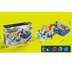 Гараж 207A машинки 4 шт., кор., 42-30-10,5 см. - 1 - smarttoys.com.ua