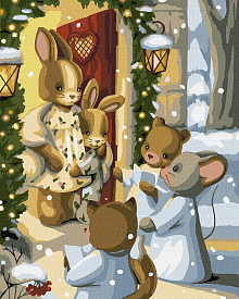 Набір для розпису по номерах. "Магія колядок" 40х50см - 1 - smarttoys.com.ua