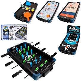 Гра 961-5 5в1, на штангах, футбол, баскетбол, аерохокей, боулінг, кор., 44-25-8 см. - 1 - smarttoys.com.ua