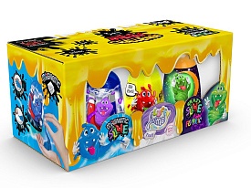 В'язка маса "3 в 1 "Magnetic Slime", "Fluffy Slime", "Crazy Slime Fluoric" укр (8) - 1 - smarttoys.com.ua
