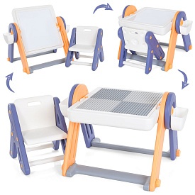 Конструктор-стіл QC-BB01 2в1(мольберт,стіл), стіл 68-90-58, стілець 42-37-46, кор., 68,5-63,5-24,5см - 1 - smarttoys.com.ua