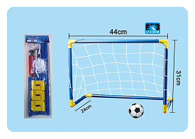 Футбольні ворота DQ-11 (120 шт/2) 44 * 31 * 24 см з м'ячем у коробці - 1 - smarttoys.com.ua