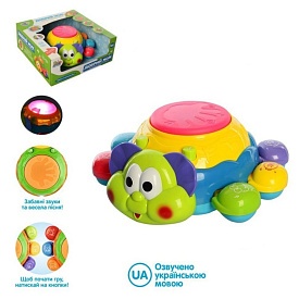 Гра 7259UA жук, навч. (кольори, тварини), танцює, муз. (укр.), світло, бат., кор., 25-25-10 cм. - 1 - smarttoys.com.ua