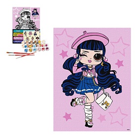 Набір для розпису по номерах для дітей "L.O.L. Surprise! Tweens Aya Cherry" 30х40см - 1 - smarttoys.com.ua