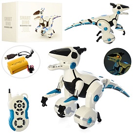 Динозавр 28308 дист.кер.(ІЧ), акум., реаг. на руку, їздить, муз.(англ.), світло, USB,кор.,41-29-20см - 1 - smarttoys.com.ua