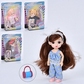 Лялька DH2326 шарнірна, 4 види, блістер, 16,5-21-5,5 см. - 1 - smarttoys.com.ua
