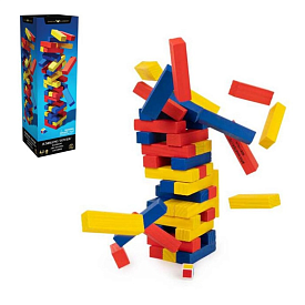 Настільна гра «Дженга з кольоровими брусочками» - 1 - smarttoys.com.ua