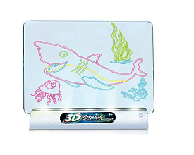 Дошка для малювання з 3D-ефектом ігровий набір Toy Magic 3D Морський світ - 3 - smarttoys.com.ua
