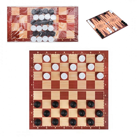 Шашки + нарди (1 набір шашок) (32*16*2см) 034/6 Бамсік - 1 - smarttoys.com.ua