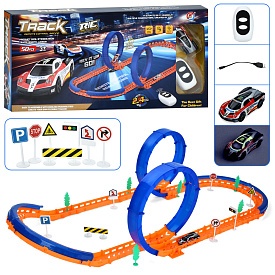 Трек FT-76 403см/97-50-26см,машина(8см,р/к2,4G,акум,USBзар.,світло),дор.знаки,50дет,в кор.,50-24-7см - 1 - smarttoys.com.ua