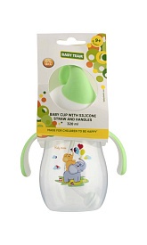 Поїльник з силіконовою трубочкою та ручками, 320 мл (320 ml) - 1 - smarttoys.com.ua