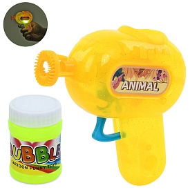 Мильні бульбашки 1140-1 пістолет, механічний, світло, запаска, бат.(табл), 17-15-4 см. - 1 - smarttoys.com.ua