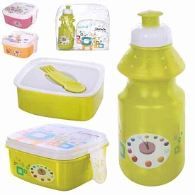 Набір для ланчу дитячий (бокс+поїлка) 20*17 см R82654 - 1 - smarttoys.com.ua