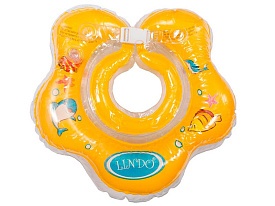 LN-1558 Круг для купання немовлят жовтий - 1 - smarttoys.com.ua