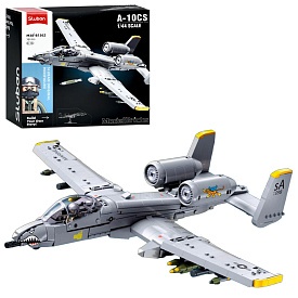 Конструктор SLUBAN M38-B1362 військовий літак, 1:44, фігурка, 701дет, в кор-ці, 30-28,5-14,5см - 1 - smarttoys.com.ua