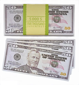 Сувенірні гроші "50 доларів" - 1 - smarttoys.com.ua
