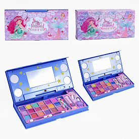 Набір косметики AA 2815-1 (144/2) дзеркало з підсвічуванням, помада, лак для нігтів, тіні, аплікатори, в коробці - 1 - smarttoys.com.ua