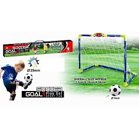 Футбольні ворота MR 1384 71,5-35-5 5см., лічильник, сітка, м'яч, кор., 66,5-10,5-6 см. - 1 - smarttoys.com.ua