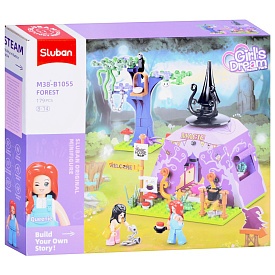 Конструктор SLUBAN M38-B1055 "Girls Dream": Чарівний кемпінговий намет, 179 дет. - 1 - smarttoys.com.ua