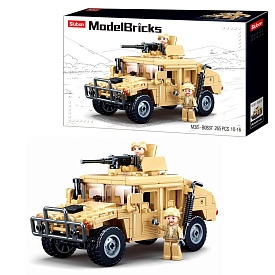 Конструктор SLUBAN M38-B0837 "Model Bricks": Штурмовий автомобіль Хамер Н2, 265 дет. - 1 - smarttoys.com.ua