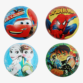 М`яч гумовий C 72546 (500) діаметр 19 см, у пакеті, ВИДАЄТЬСЯ ТІЛЬКИ МІКС ВИДІВ - 1 - smarttoys.com.ua