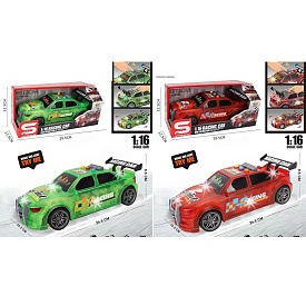 Машина JS124F-4G інерція,1:16, звук, світло, відчиняється багажник, 2 кольори,бат.кор. 28-13-12см - 1 - smarttoys.com.ua