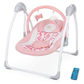 Гойдалка ME 1047L AIRY Rose Leaves (1шт) р/к, ел.прив, дуга, підв2шт, муз, 5швидк, таймер, 2пол.сп, льон р - 1 - smarttoys.com.ua