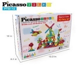 PICASSO TILES конструктор: HEDGEHOG BUILDING BLOCKS SET на 112 деталей - 1 - smarttoys.com.ua