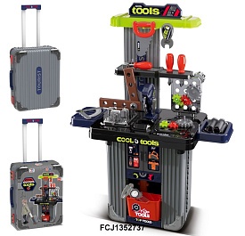 Стіл з інструментами 008-102A 2в1,набір інструментів,пила,викрутки,шестерні,чемодан/карт.обг.,24-31- - 1 - smarttoys.com.ua