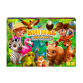 Настільна гра "Animal Discovery" G-AD-01-01U УКР. (10) "Danko Toys" - 1 - smarttoys.com.ua