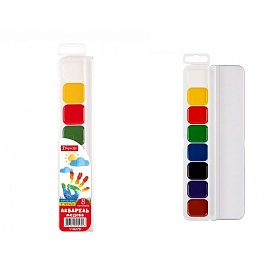 Фарби акварельні 1Вересня 8 цв. медові б/п - 1 - smarttoys.com.ua