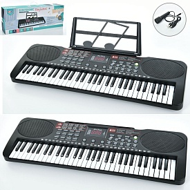 Синтезатор Q-618-618A 61клавіша,запис,мікрофон,демо,регул. гучності,USB,2види,бат./мережа,кор.,60,5 - 1 - smarttoys.com.ua