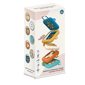 Гра MT033584 розвиваюча,бізікуб,(розклад.,5част.),рух.дет.,дзерк.,спінер,2кольори,кор.,10,5-20,5-6,5 - 1 - smarttoys.com.ua