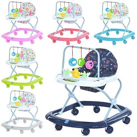 Ходунки M 0591-5 мікс видів, муз., колеса 8 шт. - 1 - smarttoys.com.ua
