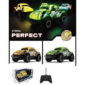 Машина UJ99-Y240 радіокер., небит. корпус, 2 кольори, світло, бат., кор., 23,5-12,5-13 см. - 1 - smarttoys.com.ua