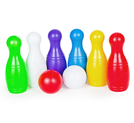 Кеглі малятко №8 024/4 (10) "BAMSIC" - 1 - smarttoys.com.ua