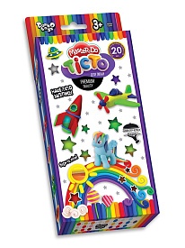 Креативна творчість "Тісто для ліпки "Master Do" коробка 20 кольорів*20г укр (20) - 1 - smarttoys.com.ua