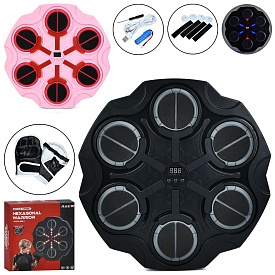 Боксерський набір MS 4655 тренажер-мішень,6цілей,3шв.,акум,BT,рукавич.,2кольори,USB,муз.,світло,кор. - 1 - smarttoys.com.ua