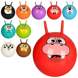 М'яч для фітнеса MS 0483-2 з ріжками, 45см., 10видів, 450г., кул., 21-15-4см. - 1 - smarttoys.com.ua