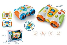 Бінокль QF366-048 2кольори, муз., світло, кор., 20-16-6,5см. - 2 - smarttoys.com.ua