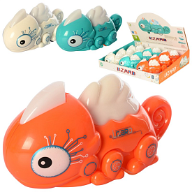 Заводна  іграшка HY-707 хамелеон, їздить, 9 шт. (3 кольори) в диспл., 39-8,5-31 см. - 1 - smarttoys.com.ua