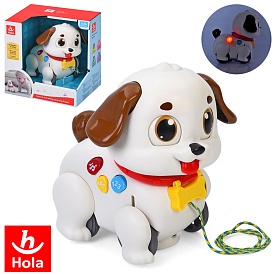 Собака HE9977 каталка, муз.-звук(англ),світло,їздить,рух. голова/очі/вушка,2 реж.гри та гуч.,на бат. - 1 - smarttoys.com.ua