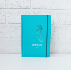 Блокнот TM Profiplan Office "Neon silver note" blue, А5 904402 - 1 - smarttoys.com.ua