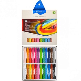 Пастель масляна 24 кольори,Create Something,4800OP-24CB,ТМ"Marco" - 1 - smarttoys.com.ua