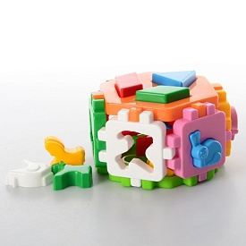 Іграшка куб "Розумний малюк Гексагон 1 ТехноК" - 1 - smarttoys.com.ua