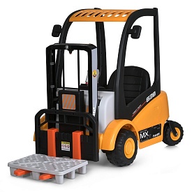 Навантажувач M 5989BLR-6 2,4G, 1 акум.12V9AH, 2мотора35W, MP3, USB, TF, EVA/пласт.,муз.,шкіра,жовтий - 1 - smarttoys.com.ua